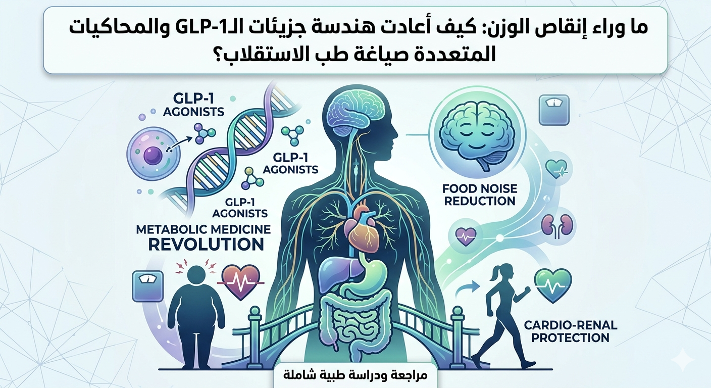 ما وراء إنقاص الوزن: كيف أعادت هندسة جزيئات الـ GLP-1 والمحاكيات المتعددة صياغة طب الاستقلاب؟